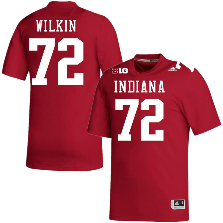 Baylor Wilkin Indiana Jerssey,Indiana University Hooisers Football Jersey,Uniforms-Crimson